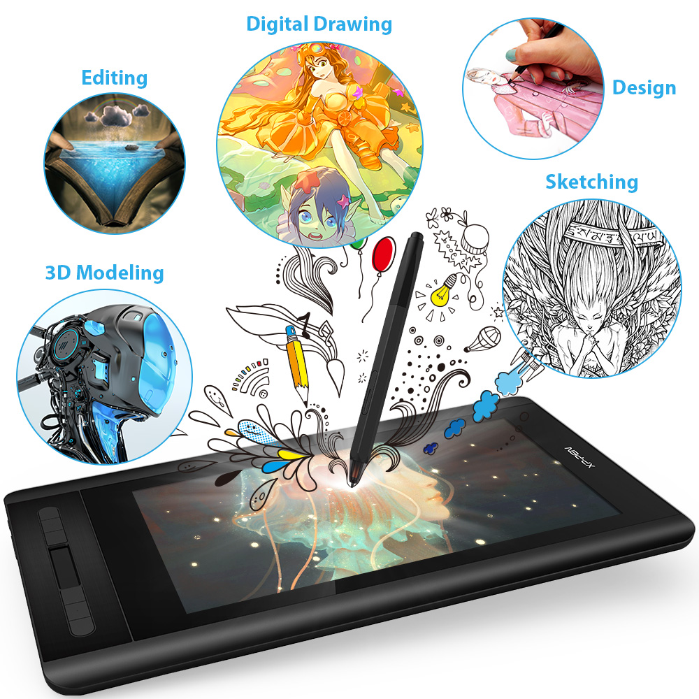 Artist 12 most affordable pen display drawing monitor | XP