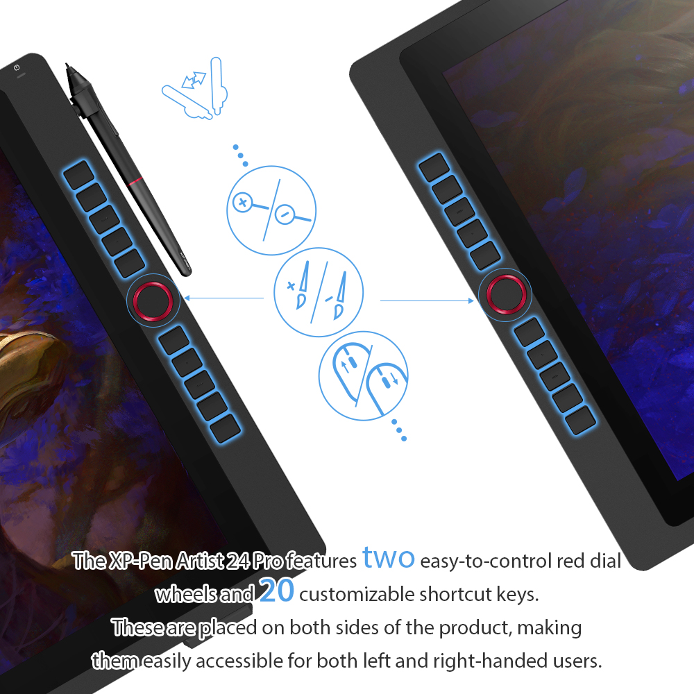 Artist 24 Pro 2560 x 1440 QHD 24 inch Best Budget Drawing