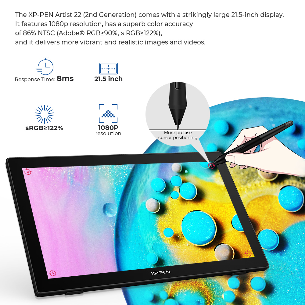Artist 22 (2nd Generation) Graphics Display | XP-Pen Europe 