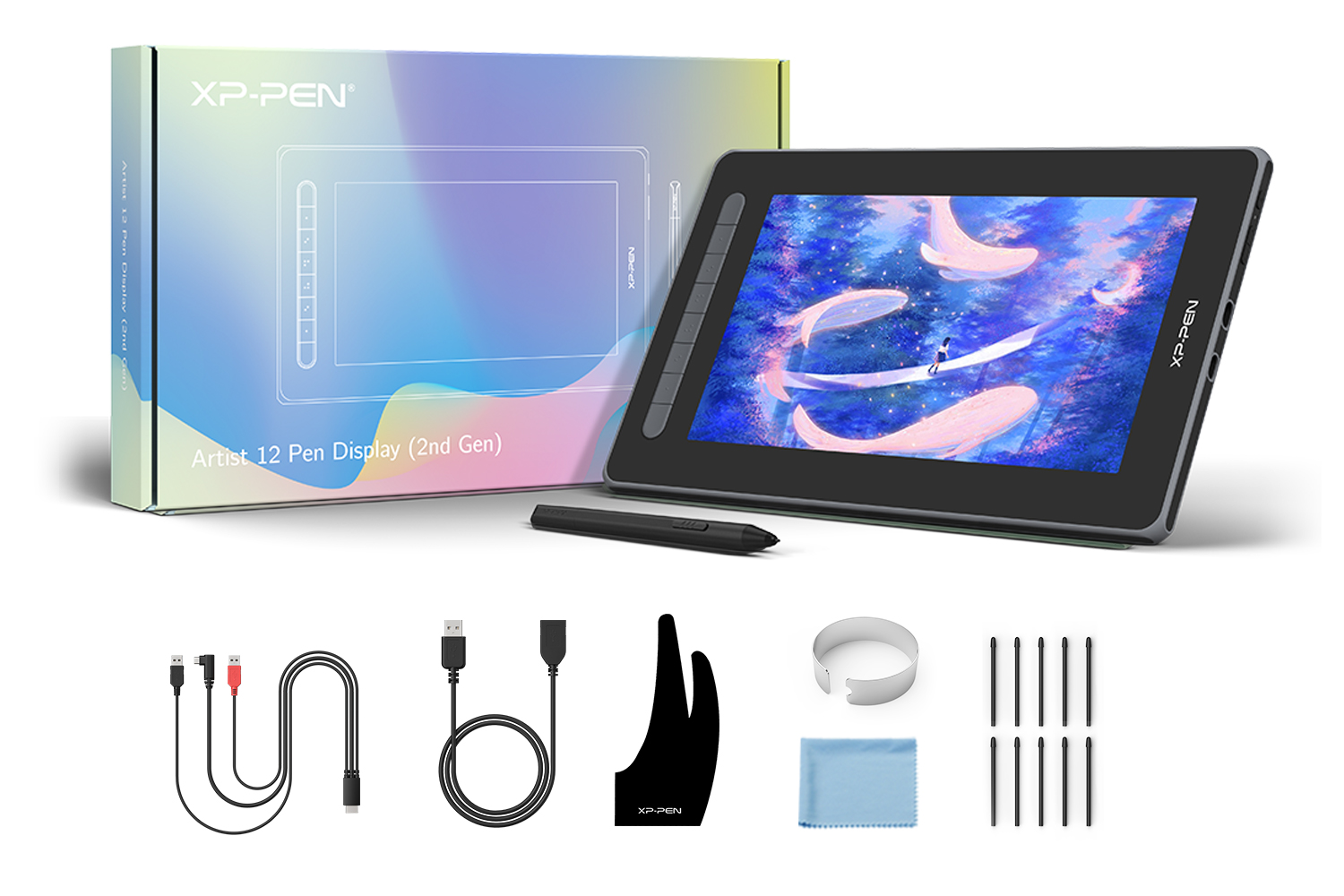 レッド系 XP−PEN ARTIST 12 セカンド - ディスプレイ
