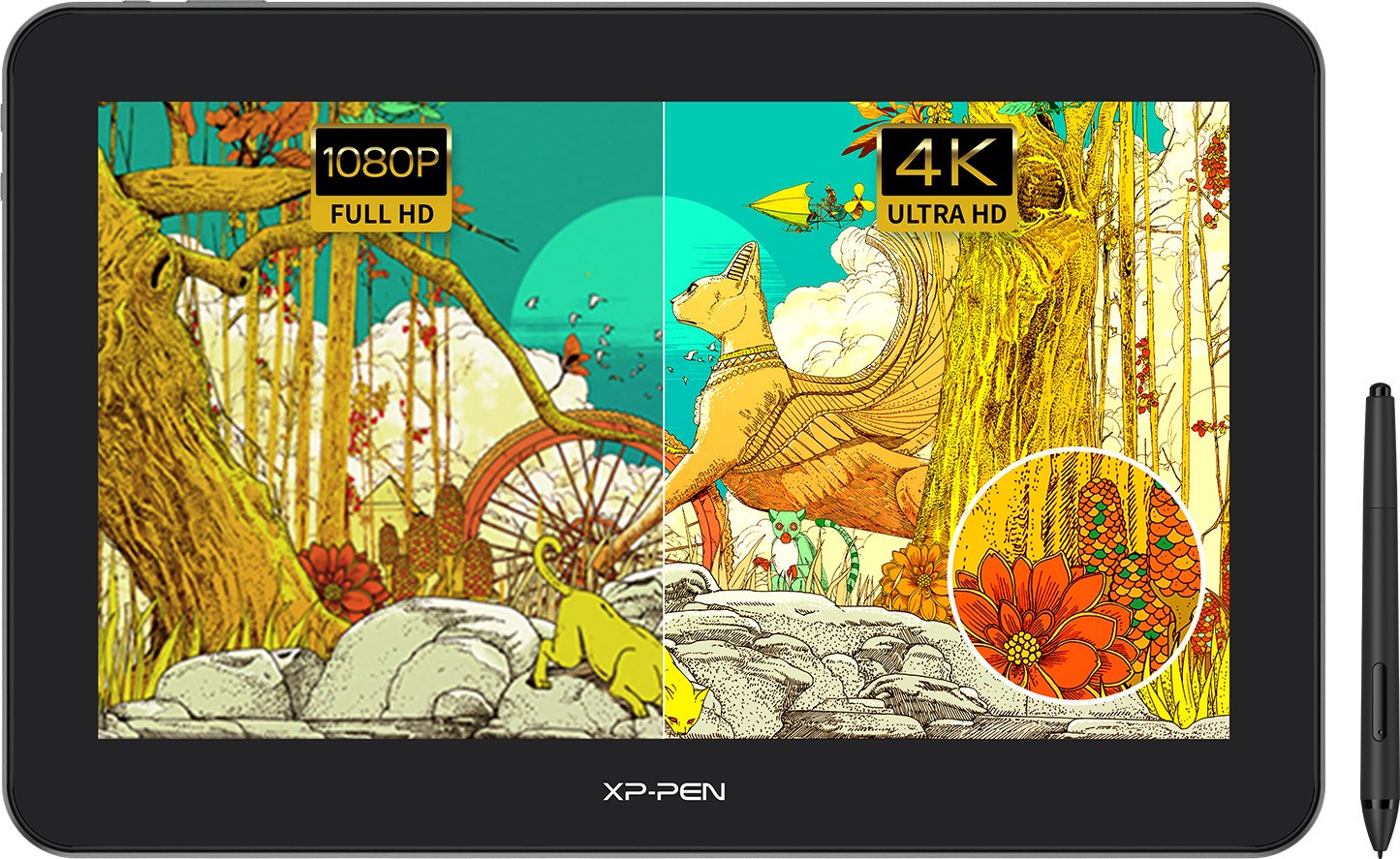 Artist Pro 16TP 4K UHD Multi-Touch Screen Drawing Pad Tablet | XP-Pen Europe Official Store